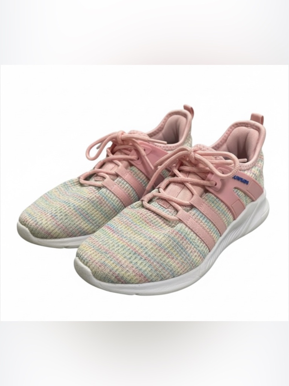 Kids Pink Multicolor Sneakers
